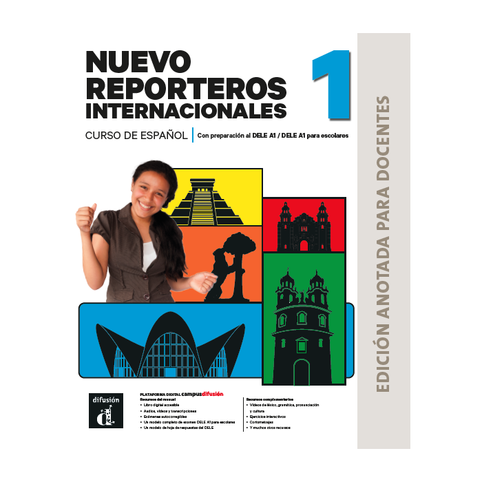 Nuevo Reporteros internacionales 1 Edición anotada para docentes
