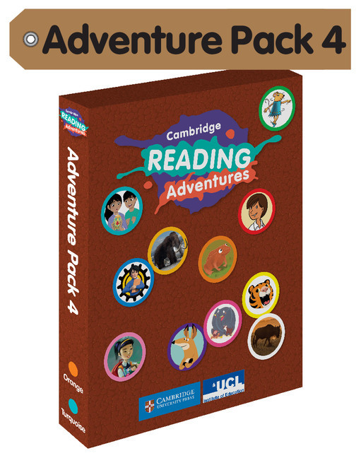 Cambridge Reading Adventures: Cambridge Reading Adventures Orange and Turquoise Bands Adventure Pack 4 with Parents Guide
