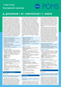 Българските писатели с един поглед Част 3: Димчо Дебелянов, Христо Смирненски и Гео Милев