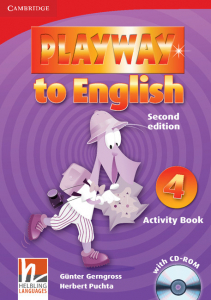 Playway to English Level 4 Activity Book with CD-ROM