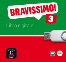 Bravissimo! 3  Nivel B1 Llave USB con libro digital