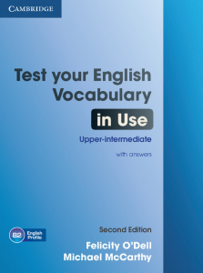 Test Your English Vocabulary in Use Upper-intermediate Book with Answers 2 ed.