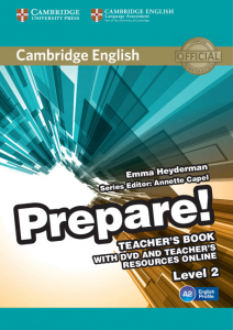 Cambridge English Prepare! Level 2 Teacher's Book with DVD and Teachers Resources Online