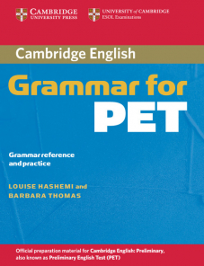 Cambridge Grammar for PET without Answers