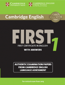 Cambridge English First 1 for Revised Exam from 2015 Student's Book with Answers