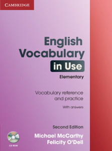 English Vocabulary in Use Elementary w ans.wCD-ROM2ed.