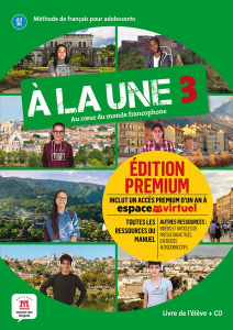 A la une 3 A2-B1 Livre de l’eleve + CD + code premium