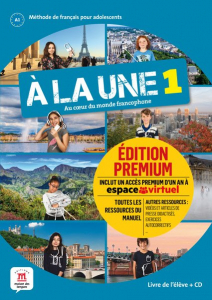 A la une 1  A1 Livre de l’eleve + CD + code premium