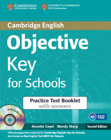 Objective Key for Schools Practice Test Booklet with Answers with Audio CD