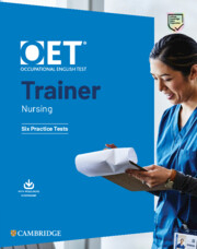 OET Trainers Nursing Six Practice Tests with Answers with Resource Download