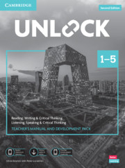 Unlock 2 ed. Levels 1–5 Teacher’s Manual and Development Pack w/Downl. Audio/Video /Worksheets