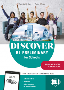 DISCOVER - B1 Preliminary for Schools - Student’s Book + Workbook + Digital Book + downloadable audio files